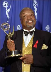 Paul Winfield With His Emmy Award