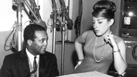 Quincy Jones and Lesley Gore at Work in the Studio in the 1960s