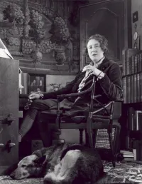 Vita Sackville-West at Her Desk, at the National Portrait Gallery in the UK