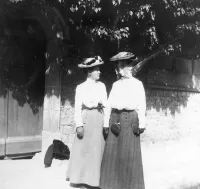 Willa Cather and Isabelle McClung at Barbizon