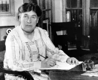 Willa Cather at Her Desk