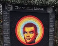 Alan Turing Bletchley Watling Street Mosaic