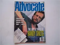 Randy Shits on the Cover of The Advocate