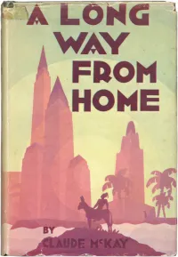 Claude McKay's A Long Way From Home Book Jacket
