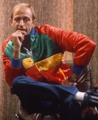 Graham Chapman in a Multicolor Jacket