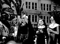 Sister Boom Boom and Other Members of Sisters of Perpetual Indulgence Hold Exorcism at the 1984 DNC Convention