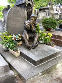Vaslav Nijinsky Tombstone in Monmartre Cemetery in Paris