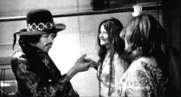 Jimi Hendrix and Janis Joplin