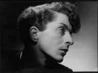 Quentin Crisp in Profile as a Young Man