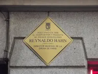 Reynaldo Hahn Paris Opera House Plaque