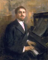 Reynaldo Hahn Portrait at His Piano