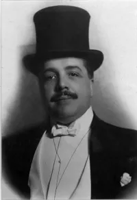 Sergei Diaghilev in a Top Hat and Tuxedo