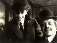 Vaslav Nijinsky and Sergei Diaghilev in Nice in 1911