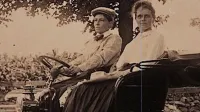 Frances Kellor and Mary Dreier in a Model T Ford Car