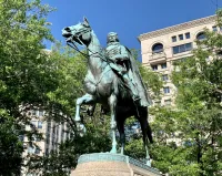 Casimir Pulaski Freedom Plaza Statue