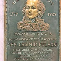 Casimir Pulaski Plaque in Washington County Pennsylvania