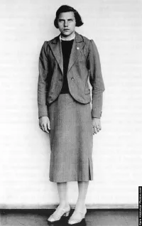Heinrich Ratjen in a Women's Business Suit at the Time of Her 1938 Arrest