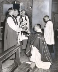 Bishop F. Eric Bloy Ordains Rev. Malcolm Boyd to the Priesthood in 1955