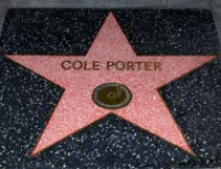 Cole Porter Hollywood Walk of Fame Star For Recording