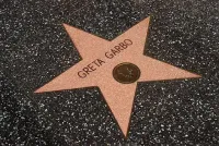 Greta Garbo Hollywood Walk of Fame Star For Motion Pictures