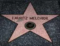 Lauritz Melchior Hollywood Walk of Fame Star For Recording