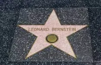 Leonard Bernstein Hollywood Walk of Fame Star For Recording