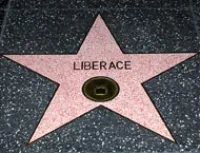 Liberace Hollywood Walk of Fame Star For Television
