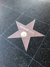 Raymond Burr Hollywood Walk of Fame Star For Television
