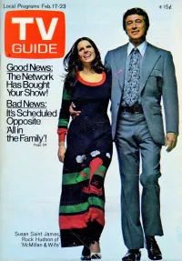 Susan Saint James and Rock Hudson McMillan and Wife TV Show TV Guide Magazine Cover
