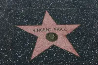 Vincent Price Hollywood Walk of Fame Star For Motion Pictures