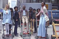 Willi Smith for Digits Fall-Winter 1972 Collection With Smith in the Center Surrounded by His Models