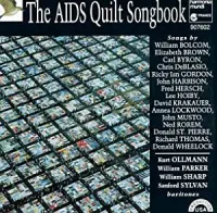 William Parker's The AIDS Quilt Songbook Record Jacket