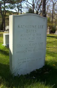 Katharine Lee Bates Tombstone