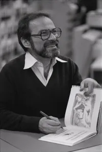 Maurice Sendak Mid-Career Signing One of His Books at an Event