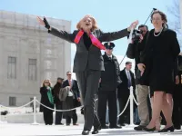 Edith Windsor Celebrates Outside the US Supreme Court After Her Victory Overturning DOMA