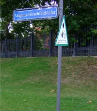 Magnus-Hirschfeld-Ufer Promenade Sign