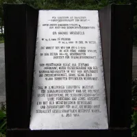 Memorial Plaque Honoring Dr. Magnus Hirschfeld in Berlin-Tiergarten