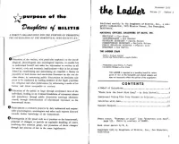The Ladder Magazine Inside the Issue Pages