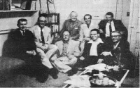 Tony Segura Fifth From Left in White, From the December 1957 Mattachine Interim