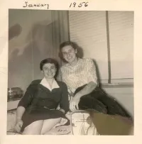 Dita Neumann and Margot Heuman in 1956