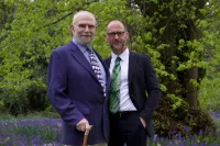 Dr. Oliver Sacks and Bill Hayes Outdoors