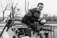 Dr. Oliver Sacks on His Motorcycle in 1956