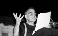 Larry Kramer Speaks at Boston's Faneuil Hall in 1987