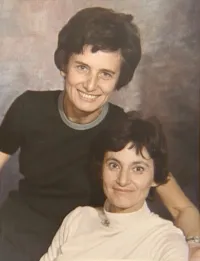 Margot Heuman and Dita Neumann in 1978