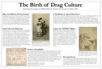 Marker Honoring William Dorsey Swann in T Street Park in Washington, D.C.