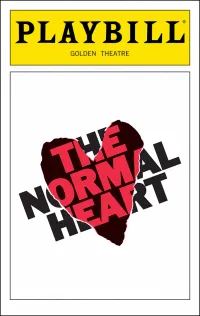 The Normal Heart by Larry Kramer Playbill Cover