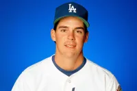 Billy Bean in his LA Dodgers Uniform