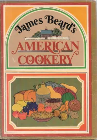 James Beard's American Cookery Book Jacket