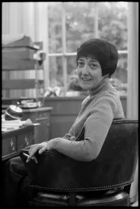 Midge Costanza in Her White House Office in 1977