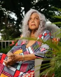 Miss Major Griffin-Gracy Outdoors at her Little Rock, Arkansas Home in 2023